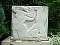 Grab Relief, Friedhof am Hörnli von Heinz Marco Fiorese (1913–1992)
