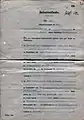 Heiratsurkunde vom 11. Sep. 1937