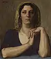 Frauenbildnis en face (1909, Staatliche Kunsthalle Karlsruhe)