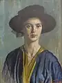 Portret van Jo Simons-van Hamersveld, 1913