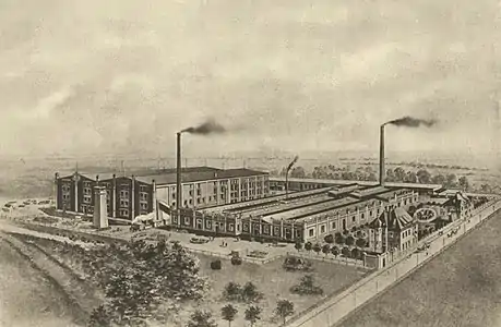 Henkel Fabrik Düsseldorf-Holthausen (Abbildung von 1906)