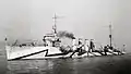 USS Henley im Tarnschema
