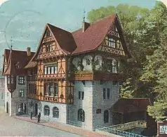 Colorierte Ansichtskarte von 1900