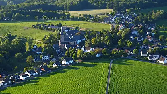 Hennef Bödingen, Luftaufnahme