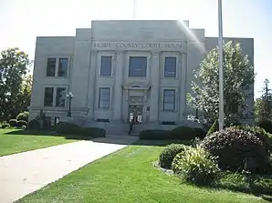 Das Henry County Courthouse in Mount Pleasant, seit 1981 im NRHP gelistet