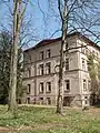 Kopfbau an der Westseite des Nordflügels
