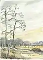 Herbstlandschaft bei Verden (1985)