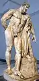 Die Statue des Herkules Farnese befand sich ursprünglich in den Thermen