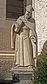 Statue des hl. Hermagoras von Hans Domenig