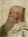 Germane mit Eisbärenfell (1893)