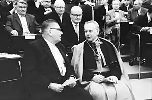 Hermann Müller (mit Erzbischof Schäufele)