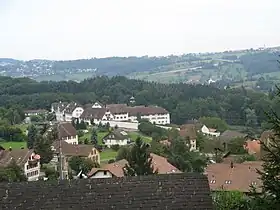 Hermetschwil, von Staffeln aus gesehen