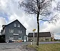 Herweg 1 an der B 483, Abzweigung nach Niederdahlhausen u. Scheuer
