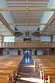 Kircheninneres mit Blick zur Orgel
