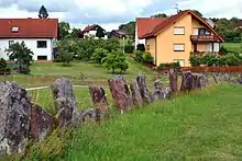 Stellsteinreihe in Hesselbach