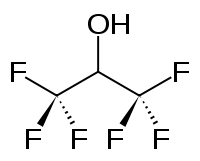 Strukturformel von Hexafluorisopropanol