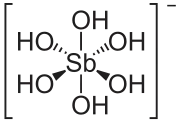 Hexahydroxidoantimonat(V)-Ion