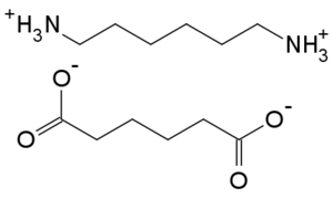 Struktur von Hexamethylendiaminadipat