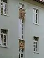 Fassadendetail mit Skulpturen