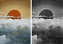 Rückzug der Teufel in der Morgensonne