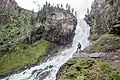 Die Osprey Falls am Gardner River