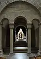 Portal des romanischen Westwerks mit Blick zum Altar 2014.