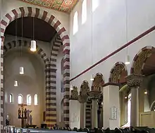 Vorromanische Vierung mit Chorbogen und Vierungsbögen, St. Michael (Hildesheim)