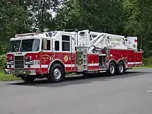 2002 Pierce Dash 2000 95' Midmount Aerial Platform Quint