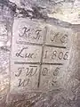 Himmelfahrt Fundgrube Markscheidetafel 1806
