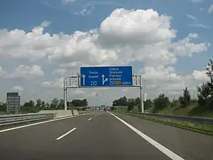 Die A 11 am Kreuz Uckermark