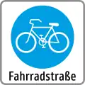 Zeichen 26Beginn einer Fahrradstraße