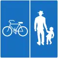 28b: Geh- und Radweg ohne Benützungspflicht (getrennt)