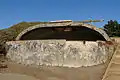 Eine der ehemaligen Stellungen der amerikanischen Küstenartillerie am Muir Beach Overlook
