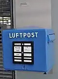 Luftpost-Stadtbriefkasten 1962