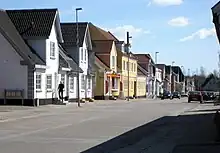 Die Østergade in Hjallerup
