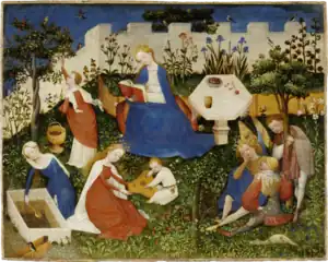 Das Paradiesgärtlein (Oberrheinischer Meister)