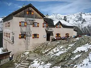 Hochgallhütte im Herbst
