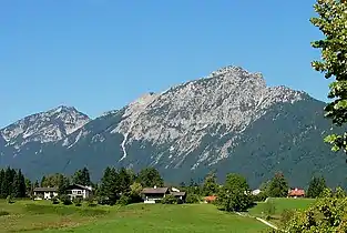 Hochstaufen von Bayerisch Gmain aus