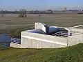 Ansicht auf den Überlauf