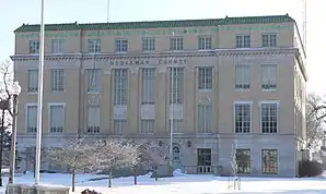 Das Hodgeman County Courthouse in Jetmore, gelistet im NRHP
