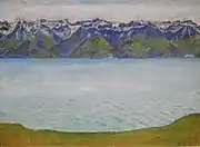 Genfersee mit Savoyerbergen, 1907