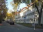 Wohngebäude der GBW-Siedlung Untere Herzoghöhe aus den 1930er Jahren