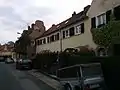 Reihenhausgruppe der Gartenstadt Werderau
