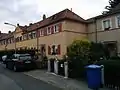 Reihenhausgruppe der Gartenstadt Werderau