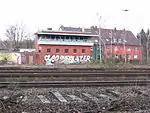 Stellwerk Riemke an der Bahnstrecke nach Herne