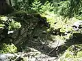 Fundament des Turmes