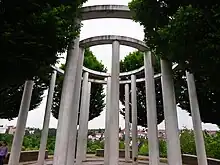 Monopteros in den Hohenheimer Gärten der Universität Hohenheim, erbaut 2001