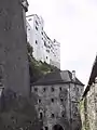 Blick auf Keutschachbogen, Hohen Stock und Kuenburgbastei