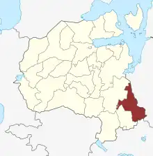 Lage des Soderup Sogn in der Holbæk Kommune