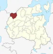 Lage des Svinninge Sogn in der Holbæk Kommune
